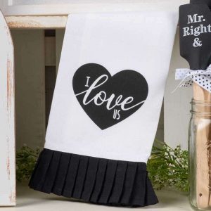 I Love Us Wedding Tea Towel